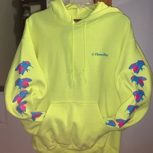 Golfwang Save The Bees Hoodie Safety Green Size M